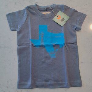 Kids Tee - "LG Texas State Gray/Blue". - 100% Cotton.
